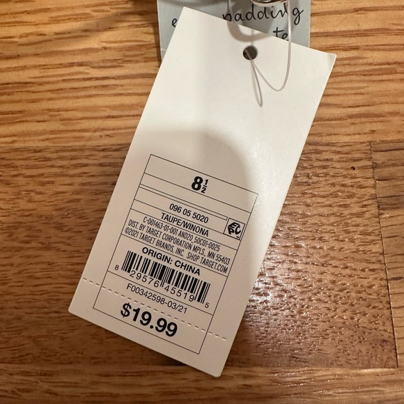 NWT A New Day Winona Ankle Strap Sandals, Taupe, Women’s 8.5 - Picture 6 of 7